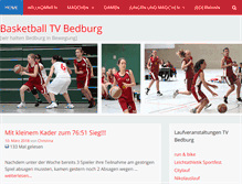 Tablet Screenshot of basketball.tv-bedburg.de